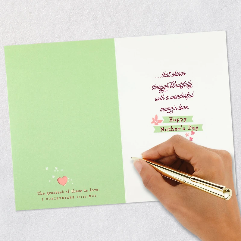 God Gave You a Wonderful Mama's Heart Religious Mother's Day Card for only USD 5.99 | Hallmark