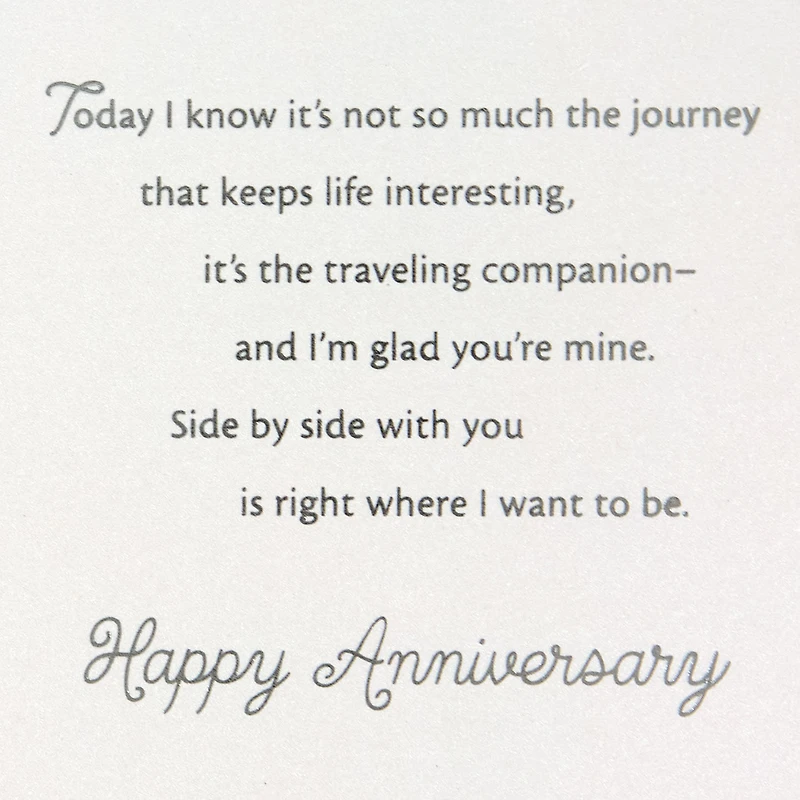 Our Journey in Love 25th Anniversary Card for Wife for only USD 5.59 | Hallmark