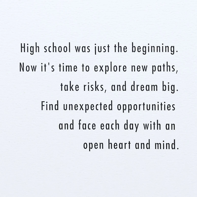 It's Time to Dream Big High School Graduation Card for only USD 6.99 | Hallmark