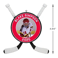 Hockey Star Personalized Photo Ornament, Custom Photo and Text for only USD 30.99 | Hallmark