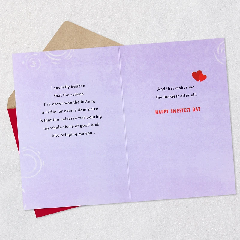 So Lucky to Have You Romantic Sweetest Day Card for only USD 5.99 | Hallmark