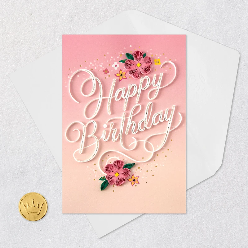 The Loveliest Reason to Celebrate Quilled Paper Handmade Birthday Card for only USD 13.59 | Hallmark