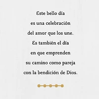 Thanks to God for Your Union Spanish-Language Wedding Card for only USD 3.59 | Hallmark