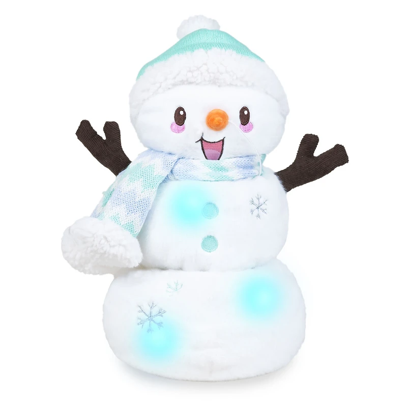 Cuddle Barn Snowfrost Light-Up Musical Plush Snowman With Motion, 14" for only USD 36.99 | Hallmark