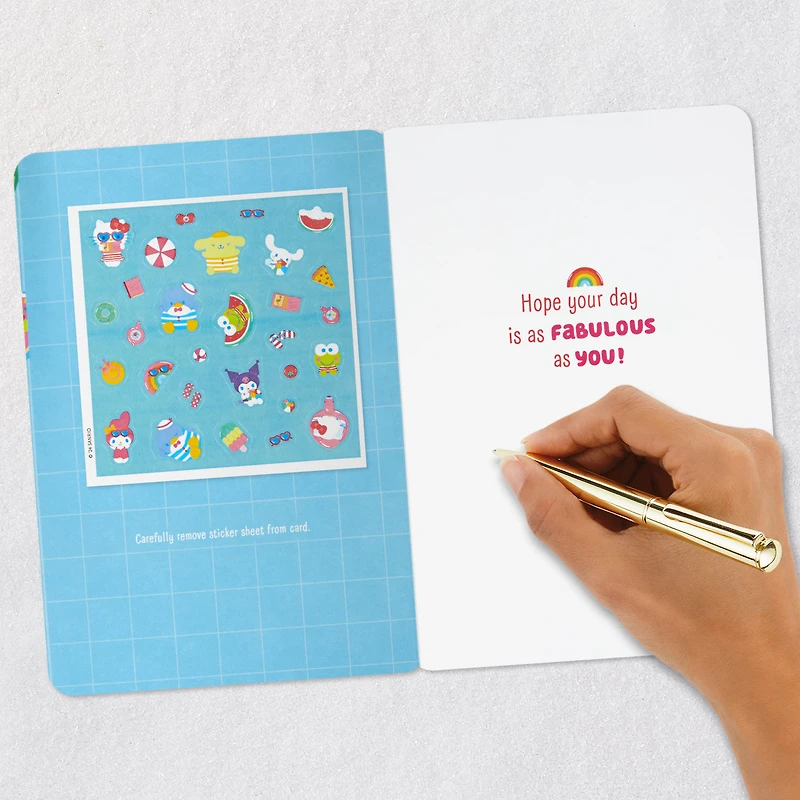 SANRIO® Hello Kitty® and Friends Fabulous You Birthday Card for Girls With Stickers for only USD 4.99 | Hallmark