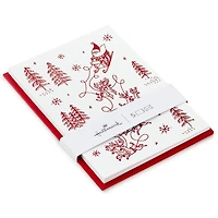 Reindeer Pulling Santa's Sleigh Packaged Christmas Cards, Set of 5 for only USD 5.00 | Hallmark