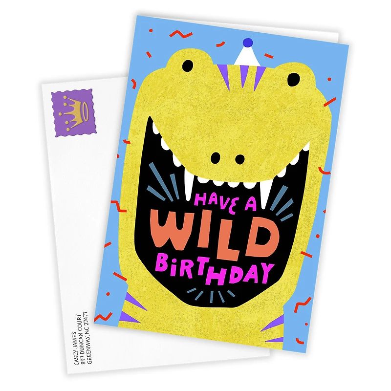 Wild Dino Custom Birthday Card for only USD 4.99 | Hallmark