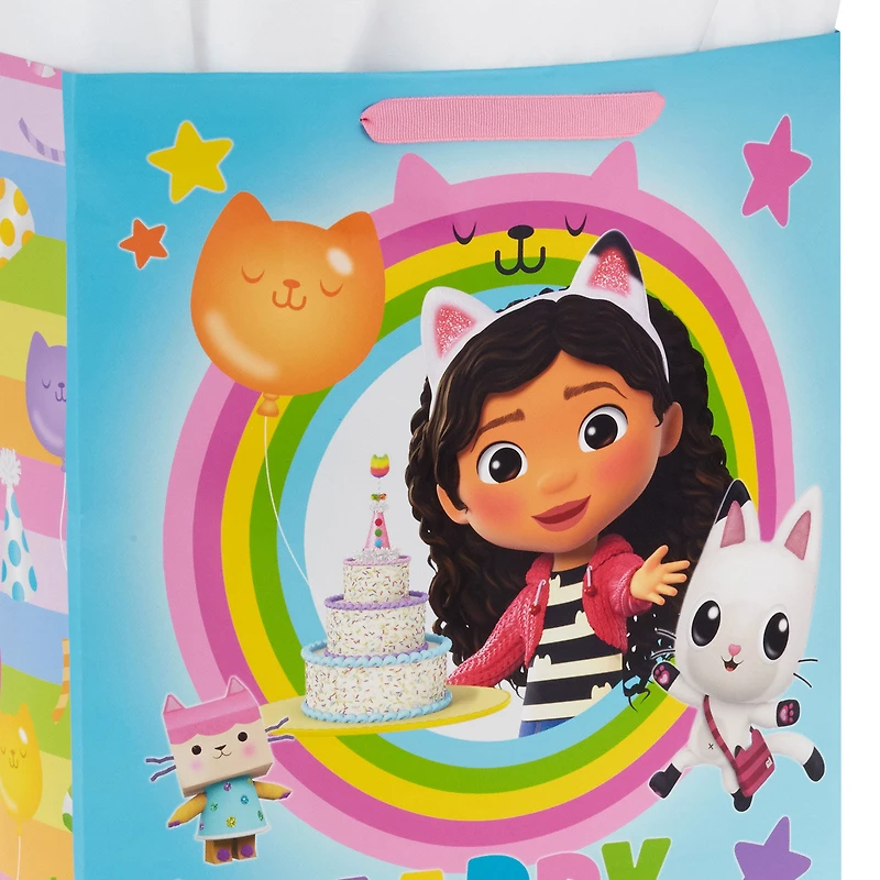 15.5" DreamWorks Animation Gabby's Dollhouse Extra-Large Birthday Gift Bag With Tissue Paper for only USD 7.99 | Hallmark