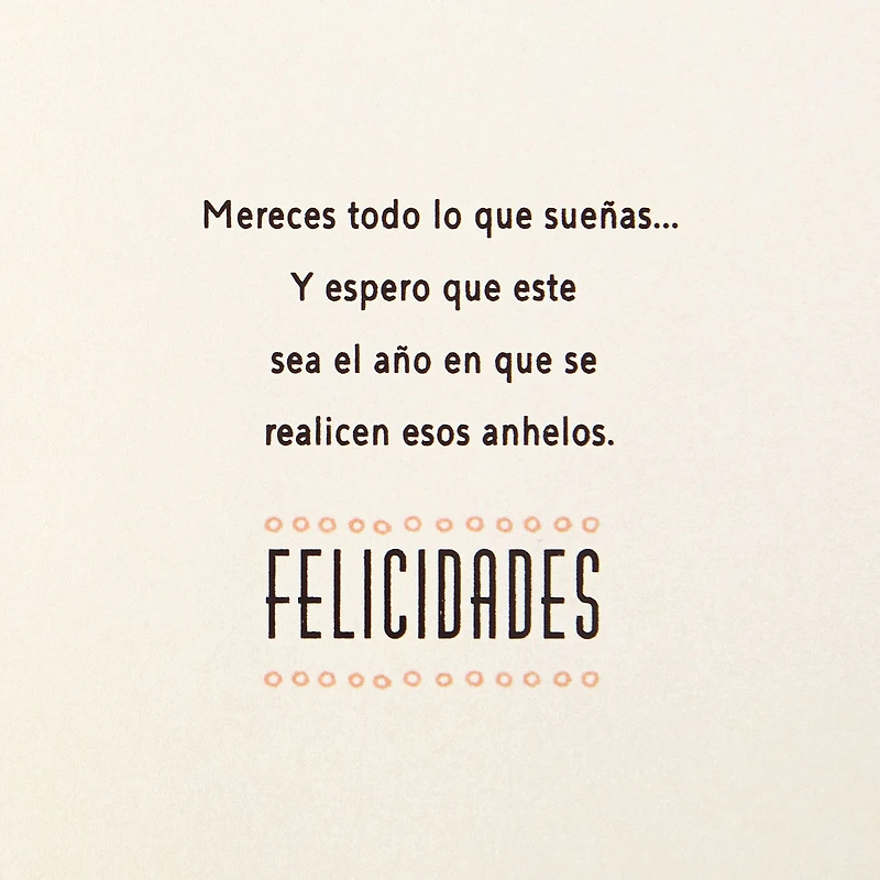 Everything You Wish For Spanish-Language Birthday Card for Brother for only USD 4.59 | Hallmark