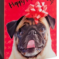 13" Pug and Happy Valentine's Day 2-Pack Large Gift Bags With Tissue Paper for only USD 9.99 | Hallmark