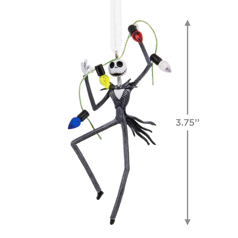 Disney Tim Burton's The Nightmare Before Christmas Jack Skellington With Lights Hallmark Ornament for only USD 11.49 | Hallmark