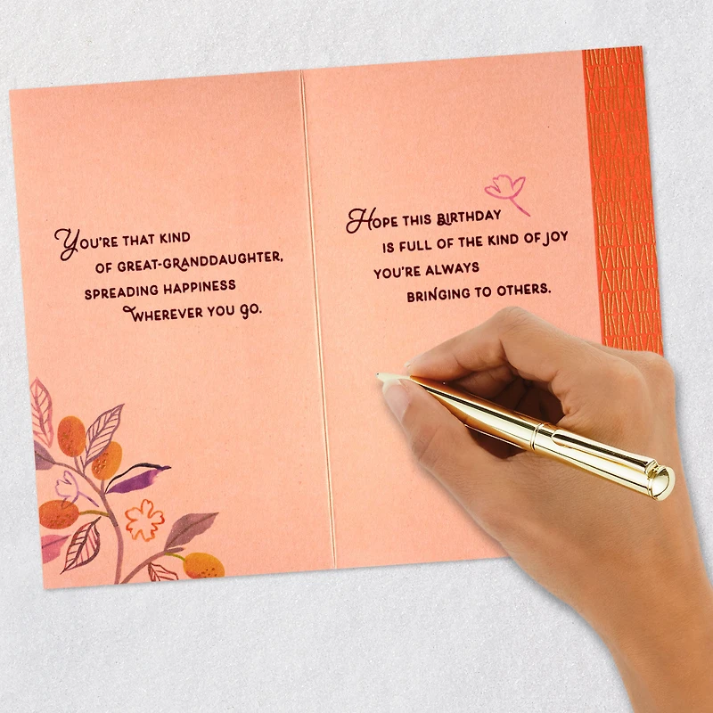 Full of Joy Birthday Card for Great-Granddaughter for only USD 4.99 | Hallmark