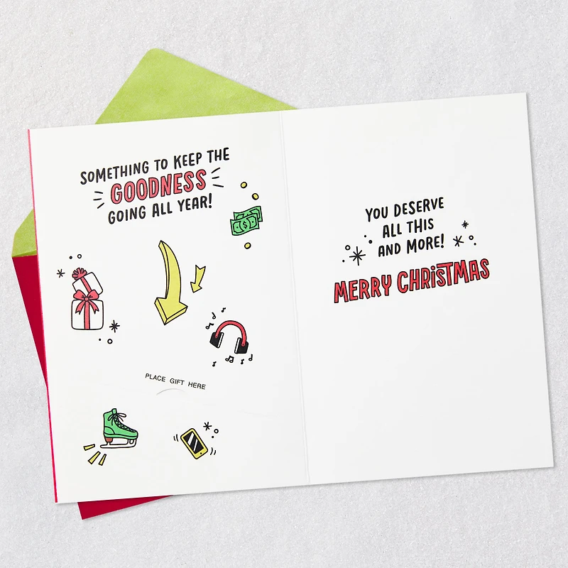 Extra Merry Money Holder Christmas Card for 3 Gift Cards for only USD 5.99 | Hallmark