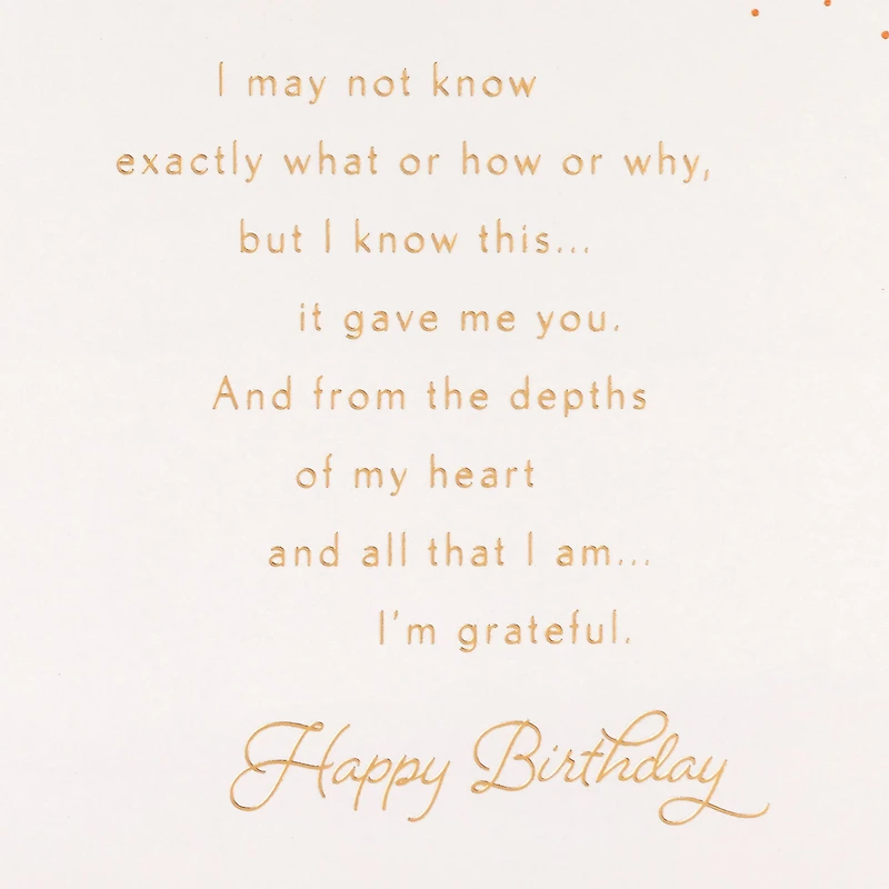 Your Love Is a Blessing Romantic Birthday Card for only USD 6.59 | Hallmark