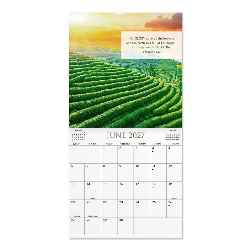 Bible Verses and Beautiful Views 2027 Inspirational 12-Month Mini Wall Calendar, 7x7 for only USD 8.99 | Hallmark