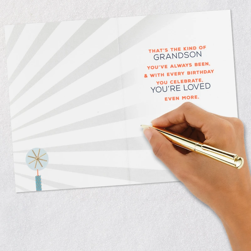 Grateful for a Grandson Like You Birthday Card for only USD 5.99 | Hallmark