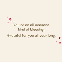 Grateful All Year Long Christmas Thank You Card for only USD 2.99 | Hallmark