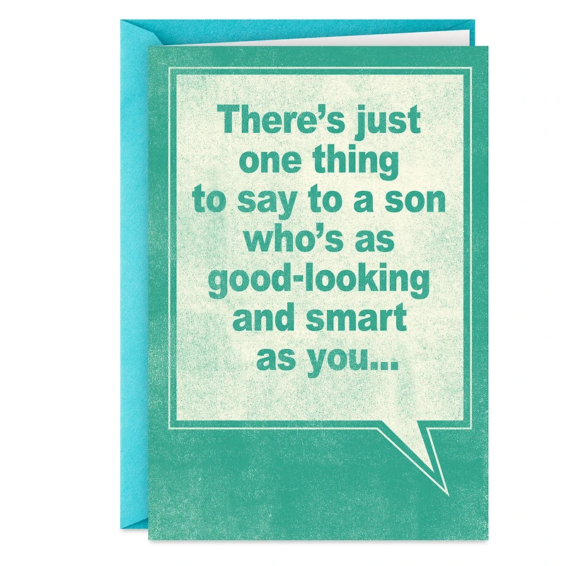 Just One Thing to Say Funny Birthday Card for Son for only USD 3.99 | Hallmark