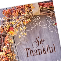 So Thankful Fall Wreath Thanksgiving Cards, Pack of 6 for only USD 4.99 | Hallmark