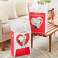 Peanuts® 2-Pack Large and XL Valentine's Day Gift Bags for only USD 9.49 | Hallmark