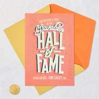 A Spot in the Grandson Hall of Fame Birthday Card for Grandson for only USD 5.99 | Hallmark