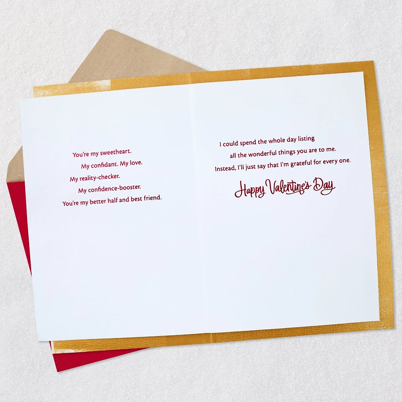 You're More Than Just a "Valentine" Valentine's Day Card for Husband for only USD 7.99 | Hallmark