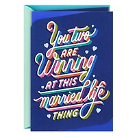 Winning at Married Life Anniversary Card for Couple for only USD 6.59 | Hallmark