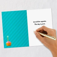 Lick All the Cupcakes Funny Birthday Card for only USD 3.99 | Hallmark