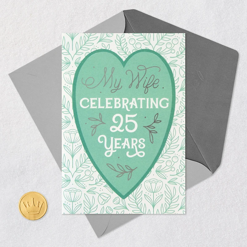 Our Journey in Love 25th Anniversary Card for Wife for only USD 5.59 | Hallmark