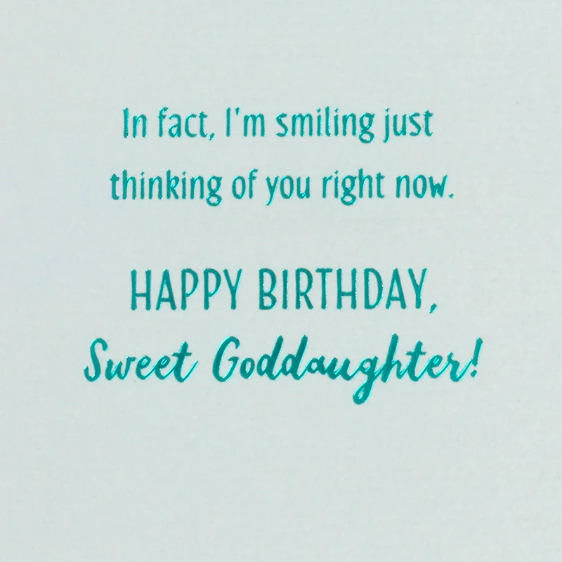 Smiling Thinking of You Birthday Card for Goddaughter for only USD 3.99 | Hallmark