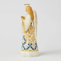 Jim Shore Heartwood Creek Blue and Gold Angel Figurine, 8.46" for only USD 75.00 | Hallmark
