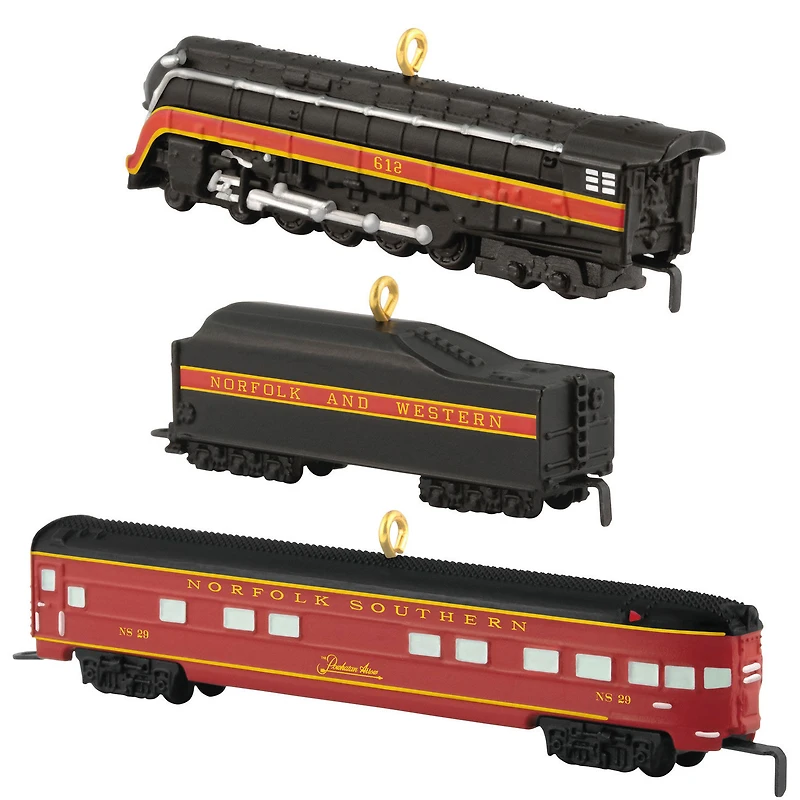 Mini Lionel® Norfolk and Western Passenger Set Ornaments, Set of 3 for only USD 28.99 | Hallmark