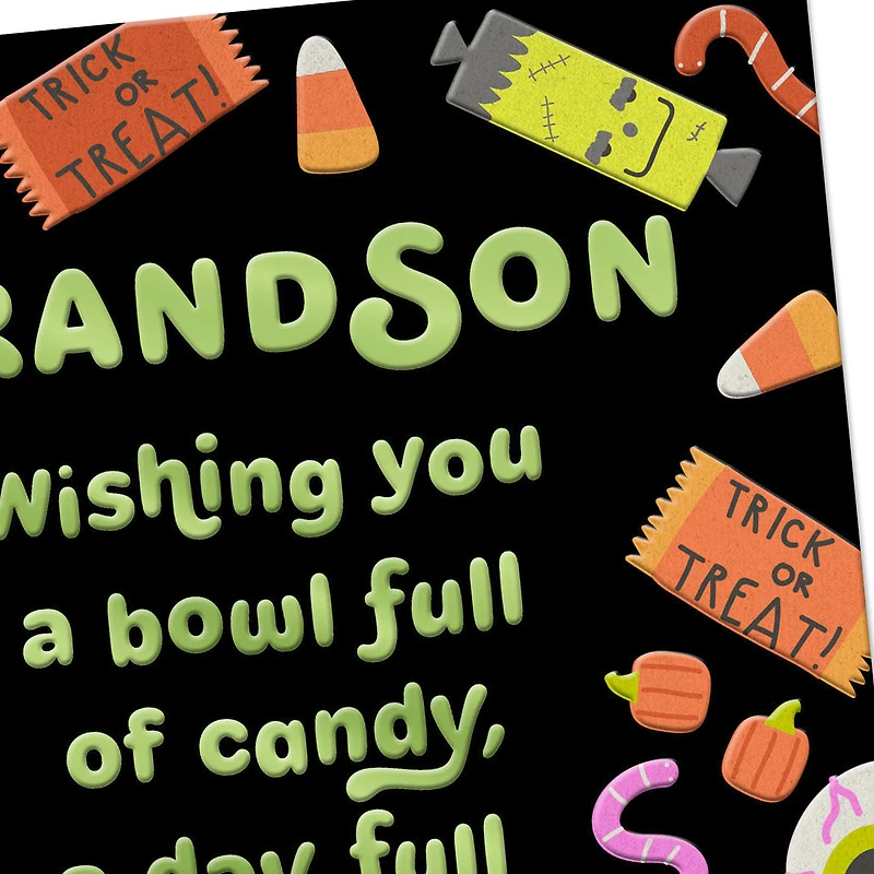 Candy, Fun and Heart Full of Happy Halloween Card for Grandson for only USD 3.99 | Hallmark