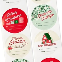 Made With Love Christmas Gift Tag Stickers, Roll of 27 for only USD 4.99 | Hallmark