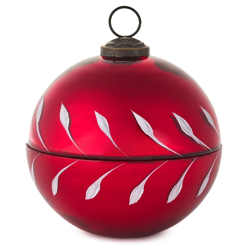 Red Glass Ball Ornament Pine-Scented Candle, 4" for only USD 22.99 | Hallmark