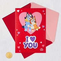Bluey I Love You Musical Valentine's Day Card for Kids for only USD 7.99 | Hallmark