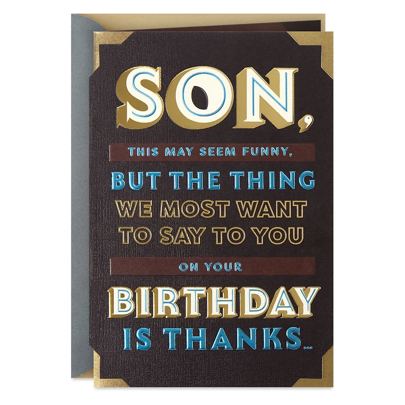 Laughs, Adventures and Lessons in Wonder Birthday Card for Son for only USD 5.59 | Hallmark