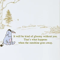Disney Winnie the Pooh Gloomy Without You Goodbye Card for only USD 5.59 | Hallmark