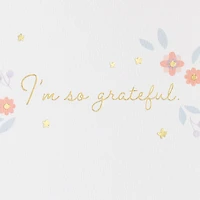Pink and Purple Flowers So Grateful Thank-You Card for only USD 8.59 | Hallmark