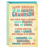 Friendly, Fun and Smart Birthday Card for Grandson for only USD 4.59 | Hallmark