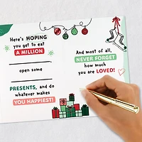 Do Whatever Makes You Happiest Fill-in-the-Blank Christmas Card for Granddaughter for only USD 6.99 | Hallmark
