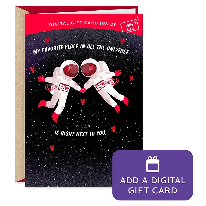 Love You to the Moon and Back Gift Card Greeting Romantic Valentine's Day Card for only USD 4.99 | Hallmark