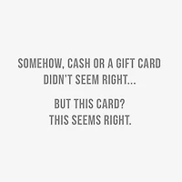This Card Seems Right Funny Birthday Card for only USD 3.99 | Hallmark