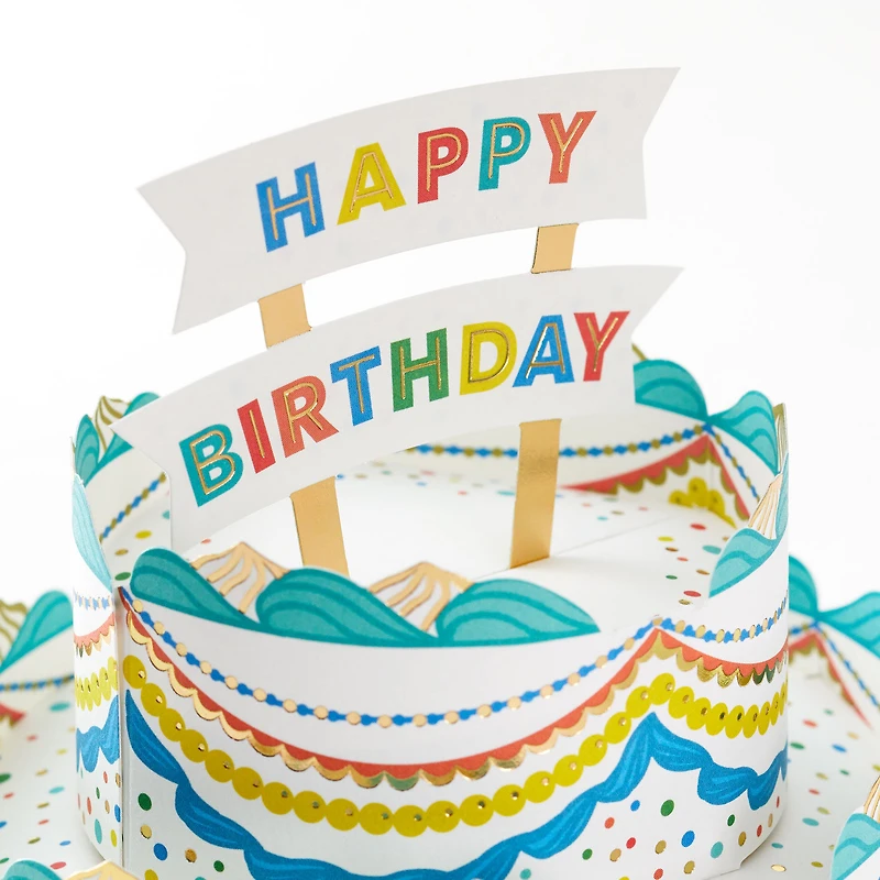 Celebrating You Cake 3D Pop-Up Birthday Card for only USD 12.99 | Hallmark