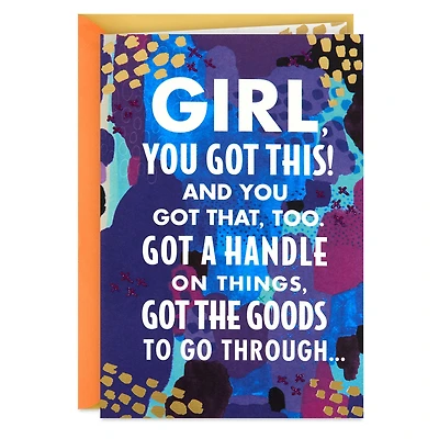 Girl, You Got This Encouragement Card for Her for only USD 4.59 | Hallmark