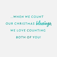 A Blessing to Us Christmas Card for Niece and Her Husband for only USD 2.99 | Hallmark