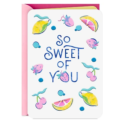 So Sweet of You Thank You Card for only USD 3.99 | Hallmark