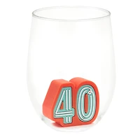 Charmers 40th Birthday Silicone Charm for only USD 8.99 | Hallmark