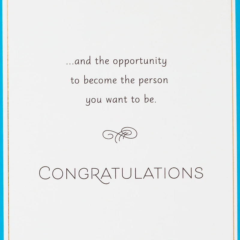 Wisdom, Confidence and Opportunity High School Graduation Card for only USD 5.59 | Hallmark