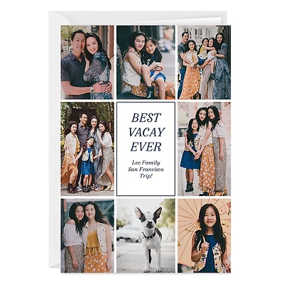 Personalized Photo Collage Border Photo Card for only USD 4.99 | Hallmark